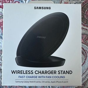 Unopened Samsung Wireless Charger Stand Fast Charge with Cooling Fan.